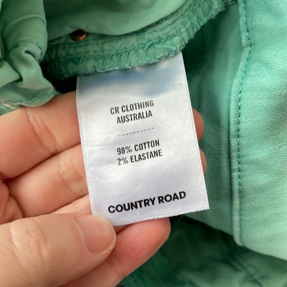 🔥HOST PICK🔥COUNTRY ROAD Sz10 Mint green Jeans - Picture 7 of 10